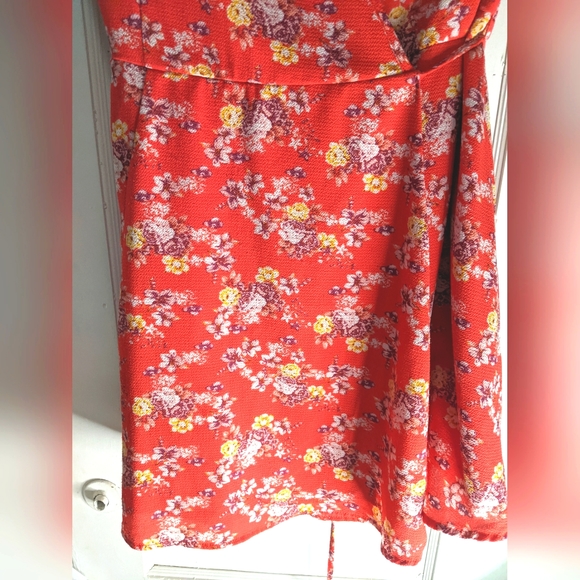 Charlotte Russe Floral Wrap Mini Dress - Picture 7 of 7